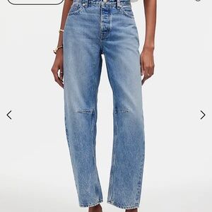 The Darted Barrel-Leg Jean In Dobbins wash